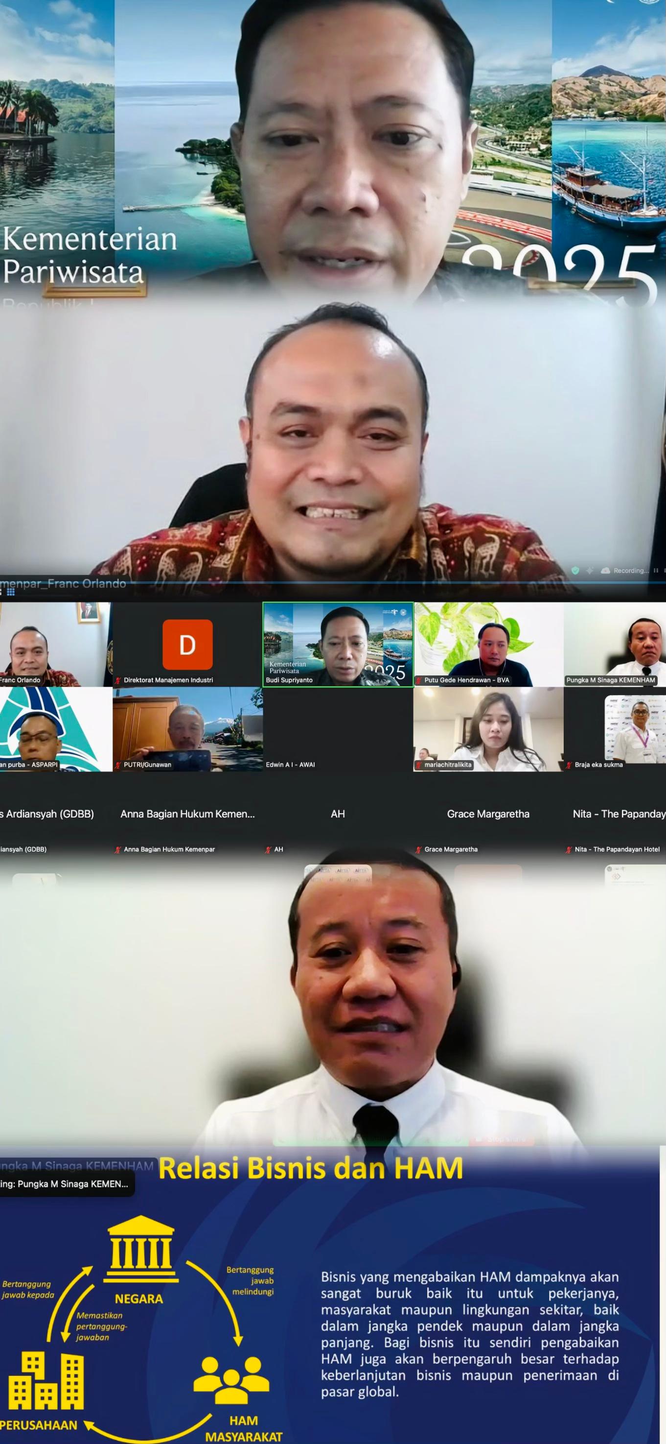 Sosialisasi Aplikasi PRISMA (Penilaian Risiko Bisnis dan HAM)